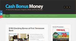 Desktop Screenshot of cashbonusmoney.com